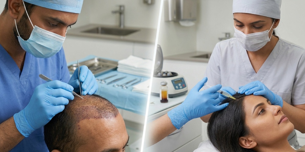 Hair Transplant vs PRP Therapy: Which One Should You Choose?